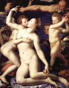 Agnolo Bronzino Venus and Cupid painting